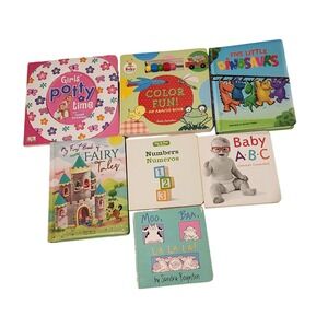 Mixed Lot 7 Toddler Board Books Sandra Boynton DK Potty Training ABCs Numbers